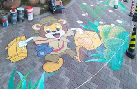 眉山夏季画地面彩绘会遇到的问题