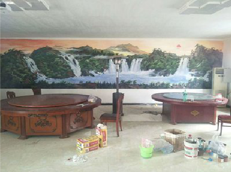 眉山墙绘-写实风景