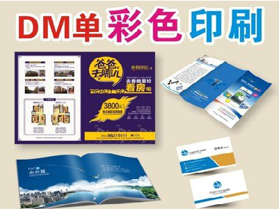 眉山单页印刷，色彩搭配简单。